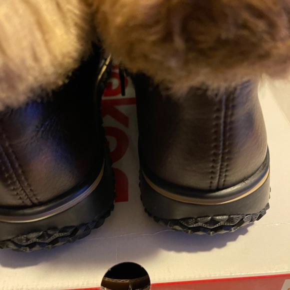 Rieker leather fur-lined short boots CORDULA - Picture 6 of 16